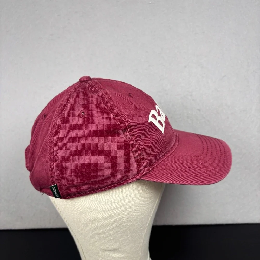 Bates College Legacy Maroon Relaxed Twill Adjustable Baseball Cap Unisex Hat OS